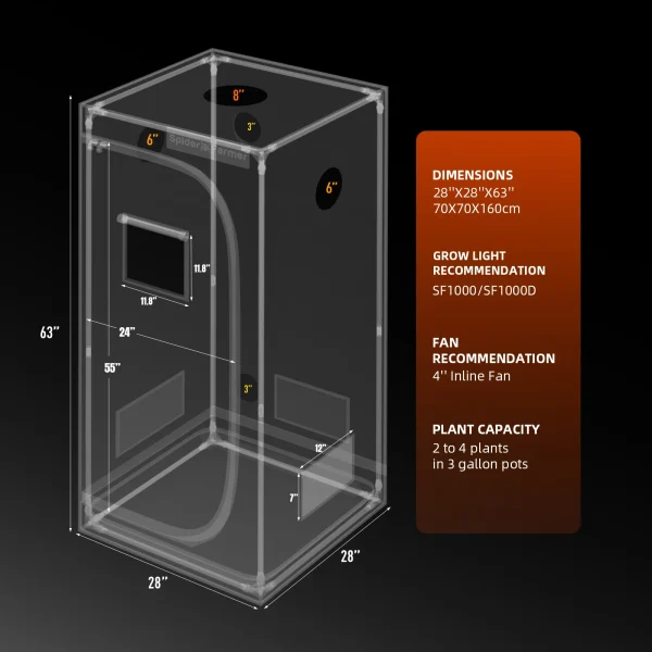 BearBush-Bear-Bush-Botanical-Collective-Spider-Farmer-SF1000-EVO-Completed-Tent-Kit-Growbox-Standard-Speed-Controller-New-2025-9