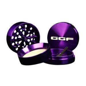 BearBush-Bear-Bush-Botanical-Collective-GGF-Waterpipes-Aluminum-Grinder-GGF-4-Piece-Medium-Purple