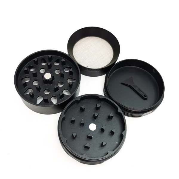 BearBush-Bear-Bush-Botanical-Collective-GGF-Waterpipes-Aluminum-Grinder-GGF-Pro-4-Piece-Medium-Black-3